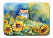 Load image into Gallery viewer, Sunflowers in Watercolor Memory Foam Kitchen Mat