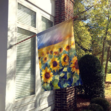 Load image into Gallery viewer, Sunflowers in Watercolor House Flag