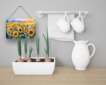 Load image into Gallery viewer, Sunflowers in Watercolor Wall or Door Hanging Prints