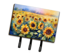 Load image into Gallery viewer, Sunflowers in Watercolor Leash or Key Holder
