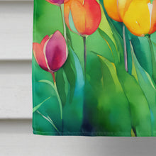 Load image into Gallery viewer, Tulips in Watercolor House Flag