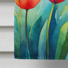 Load image into Gallery viewer, Tulips in Watercolor House Flag