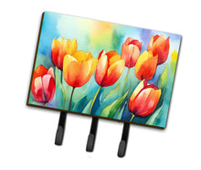 Load image into Gallery viewer, Tulips in Watercolor Leash or Key Holder