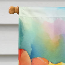 Load image into Gallery viewer, Tulips in Watercolor House Flag