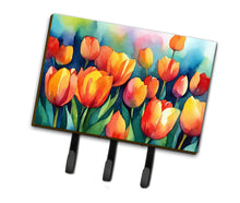 Load image into Gallery viewer, Tulips in Watercolor Leash or Key Holder