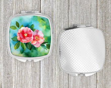 Load image into Gallery viewer, Alabama Camellia in Watercolor Compact Mirror