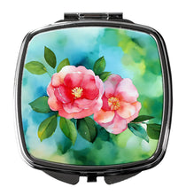 Load image into Gallery viewer, Alabama Camellia in Watercolor Compact Mirror