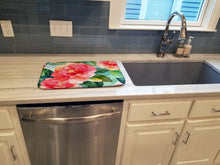 Load image into Gallery viewer, Alabama Camellia in Watercolor Dish Drying Mat