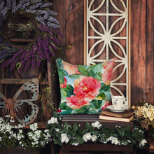 Load image into Gallery viewer, Alabama Camellia in Watercolor Throw Pillow