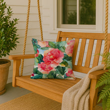 Load image into Gallery viewer, Alabama Camellia in Watercolor Throw Pillow