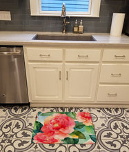Load image into Gallery viewer, Alabama Camellia in Watercolor Memory Foam Kitchen Mat
