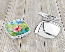 Load image into Gallery viewer, Alaska Forget-me-nots in Watercolor Compact Mirror