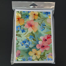 Load image into Gallery viewer, Alaska Forget-me-nots in Watercolor Greeting Cards -  Blank Note Cards – 8-Pack of Artist-Designed Cards with Envelopes