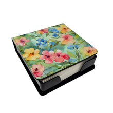 Load image into Gallery viewer, Alaska Forget-me-nots in Watercolor PU Leather Note Paper Holder