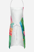 Load image into Gallery viewer, Arizona Saguaro Cactus Blossom in Watercolor Apron – Artist-Designed Kitchen, BBQ &amp; Craft Apron