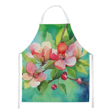 Load image into Gallery viewer, Arkansas Apple Blossom in Watercolor Apron – Artist-Designed Kitchen, BBQ &amp; Craft Apron
