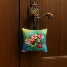 Load image into Gallery viewer, Arkansas Apple Blossom in Watercolor Hanging Square Fabric Ornament 3.5 × 3.5