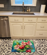 Load image into Gallery viewer, Arkansas Apple Blossom in Watercolor Memory Foam Kitchen Mat
