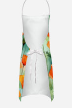 Load image into Gallery viewer, California California Poppies in Watercolor Apron – Artist-Designed Kitchen, BBQ &amp; Craft Apron