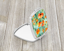 Load image into Gallery viewer, California California Poppies in Watercolor Compact Mirror