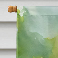 Load image into Gallery viewer, Colorado Rocky Mountain Columbine in Watercolor House Flag