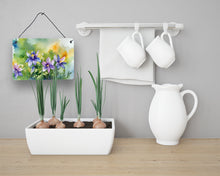 Load image into Gallery viewer, Colorado Rocky Mountain Columbine in Watercolor Wall or Door Hanging Prints