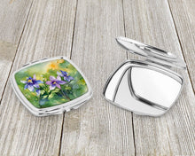 Load image into Gallery viewer, Colorado Rocky Mountain Columbine in Watercolor Compact Mirror