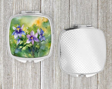 Load image into Gallery viewer, Colorado Rocky Mountain Columbine in Watercolor Compact Mirror