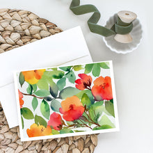 Load image into Gallery viewer, Connecticut Mountain Laurels in Watercolor Greeting Cards -  Blank Note Cards – 8-Pack of Artist-Designed Cards with Envelopes