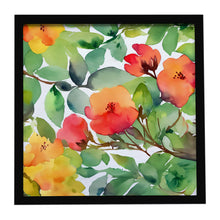 Load image into Gallery viewer, Connecticut Mountain Laurels in Watercolor Framed Metal Print