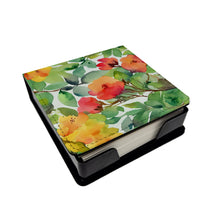 Load image into Gallery viewer, Connecticut Mountain Laurels in Watercolor PU Leather Note Paper Holder