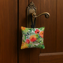 Load image into Gallery viewer, Connecticut Mountain Laurels in Watercolor Hanging Square Fabric Ornament 3.5 × 3.5