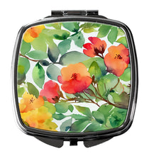 Load image into Gallery viewer, Connecticut Mountain Laurels in Watercolor Compact Mirror