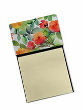 Load image into Gallery viewer, Connecticut Mountain Laurels in Watercolor Sticky Note Holder- Refiilable Desk Accessory Note Pad