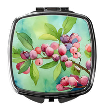 Load image into Gallery viewer, Connecticut Mountain Laurels in Watercolor Compact Mirror