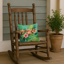 Load image into Gallery viewer, Delaware Peach Blossom in Watercolor Throw Pillow