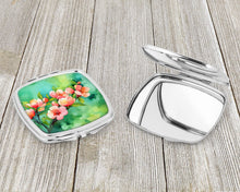 Load image into Gallery viewer, Delaware Peach Blossom in Watercolor Compact Mirror