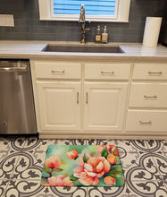 Load image into Gallery viewer, Delaware Peach Blossom in Watercolor Memory Foam Kitchen Mat