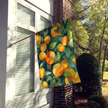 Load image into Gallery viewer, Florida Orange Blossom in Watercolor House Flag