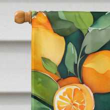Load image into Gallery viewer, Florida Orange Blossom in Watercolor House Flag