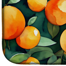 Load image into Gallery viewer, Florida Orange Blossom in Watercolor Dish Drying Mat