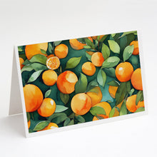 Load image into Gallery viewer, Florida Orange Blossom in Watercolor Greeting Cards -  Blank Note Cards – 8-Pack of Artist-Designed Cards with Envelopes