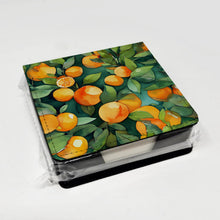 Load image into Gallery viewer, Florida Orange Blossom in Watercolor PU Leather Note Paper Holder