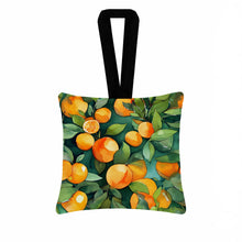 Load image into Gallery viewer, Florida Orange Blossom in Watercolor Hanging Square Fabric Ornament 3.5 × 3.5