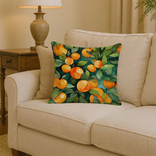 Load image into Gallery viewer, Florida Orange Blossom in Watercolor Throw Pillow
