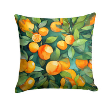 Load image into Gallery viewer, Florida Orange Blossom in Watercolor Throw Pillow