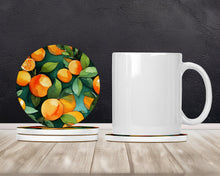 Load image into Gallery viewer, Florida Orange Blossom in Watercolor Large Sandstone Coasters Pack of 4