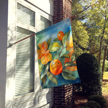 Load image into Gallery viewer, Florida Orange Blossom in Watercolor House Flag