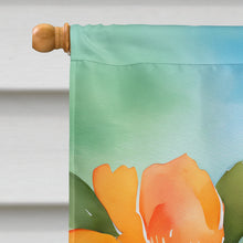 Load image into Gallery viewer, Florida Orange Blossom in Watercolor House Flag