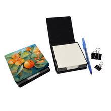 Load image into Gallery viewer, Florida Orange Blossom in Watercolor PU Leather Note Paper Holder